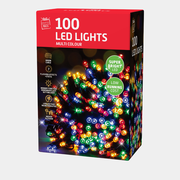LED lights 100 multicoloured from You Know Who's