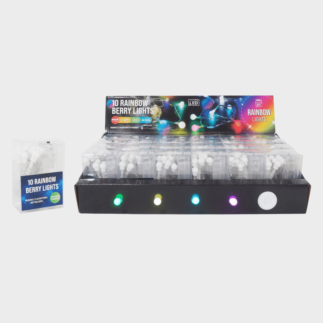 LED mini berries colour change b/op 10pc from You Know Who's
