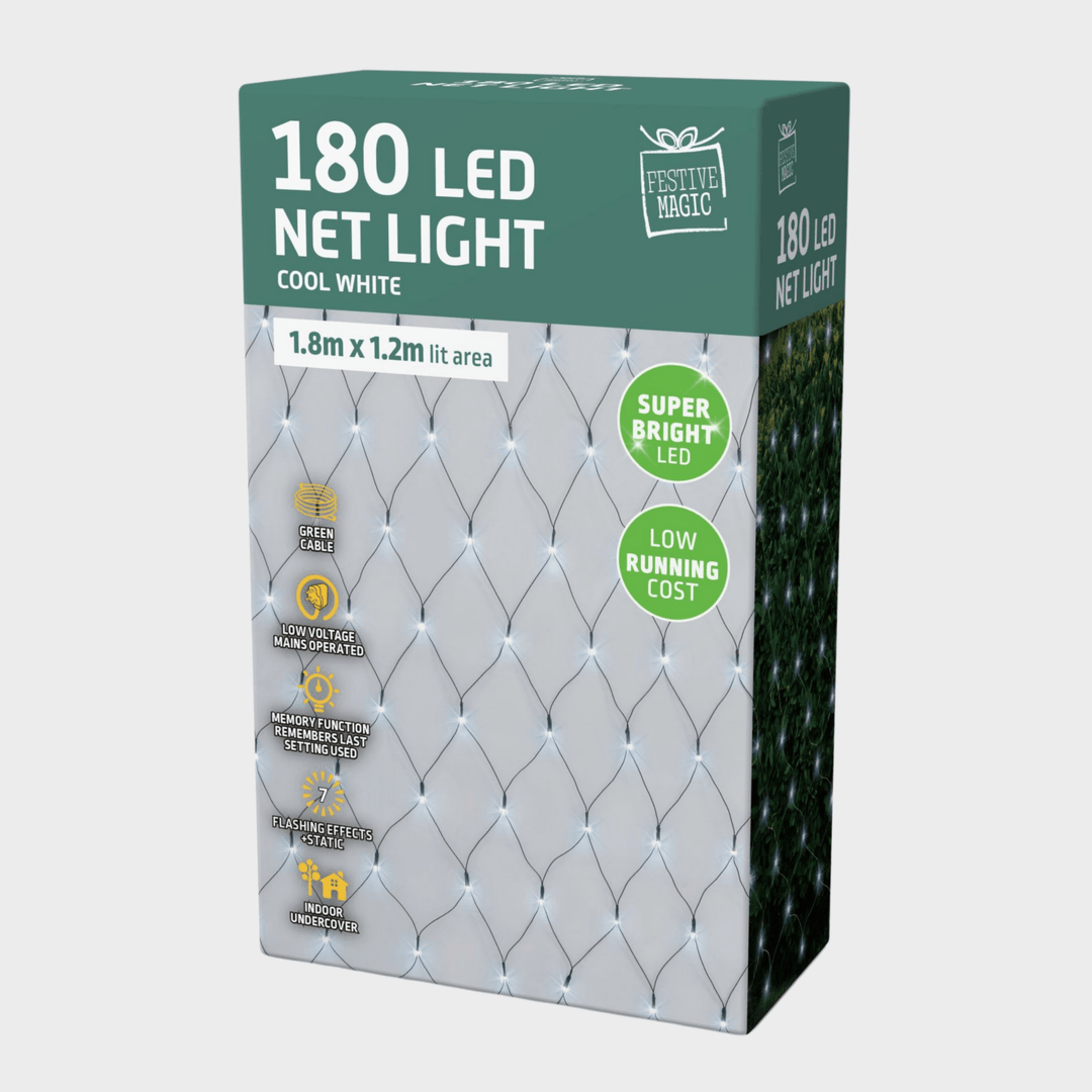 LED net lights 180 white from You Know Who's