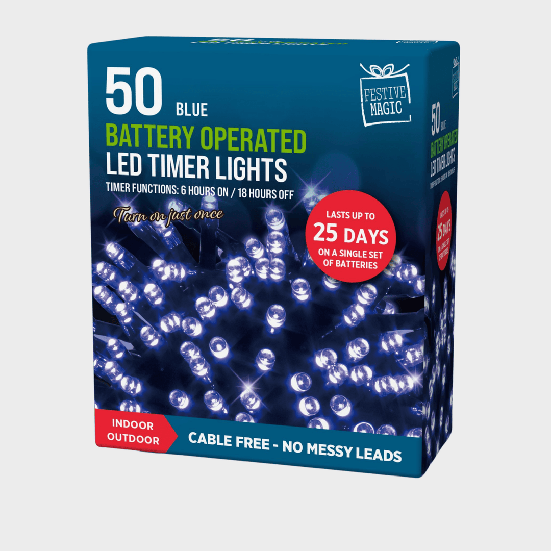 LED timer lights 50 blue from You Know Who's