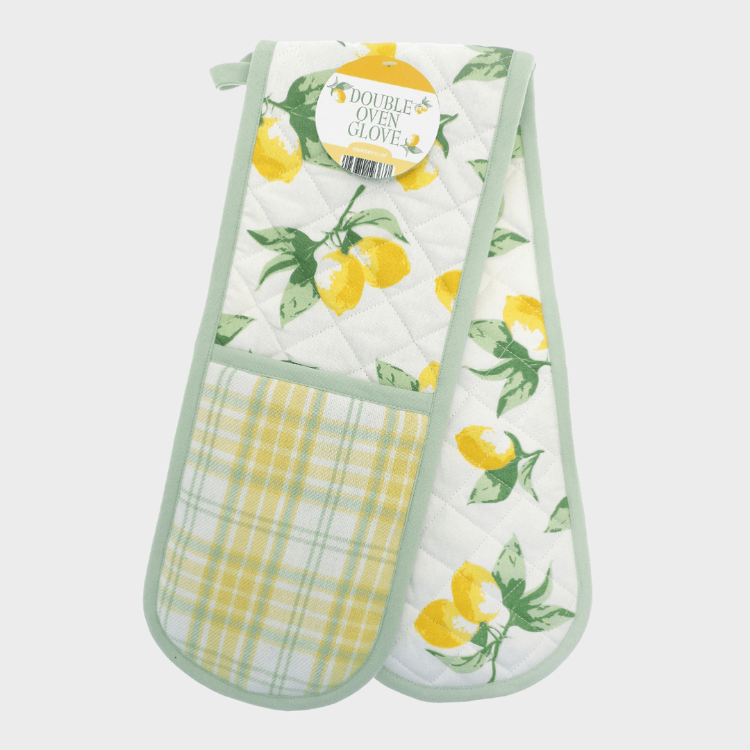 Lemon Double Oven Glove from You Know Who's