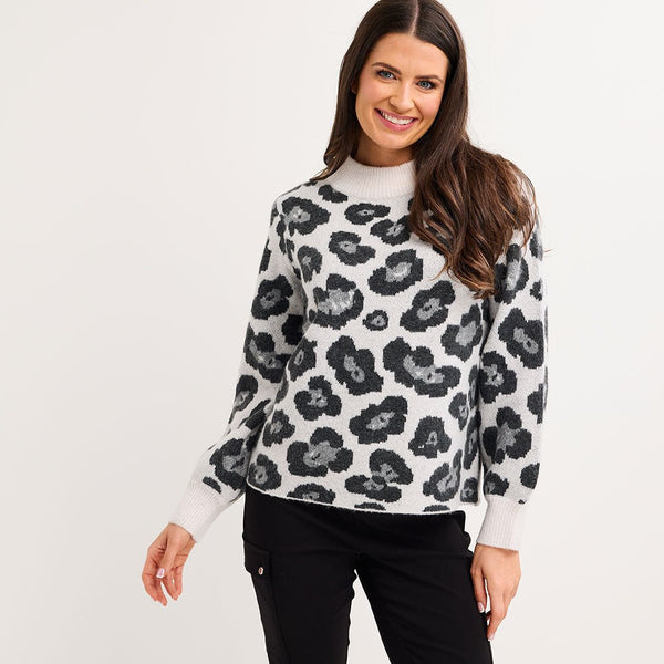 Leopard Turtle Neck Jumper from You Know Who's