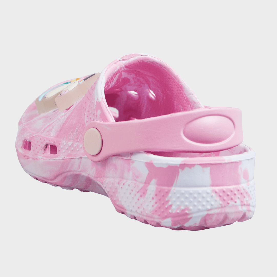 Light Pink Unicorn Badge Clog (Flashing) from You Know Who's