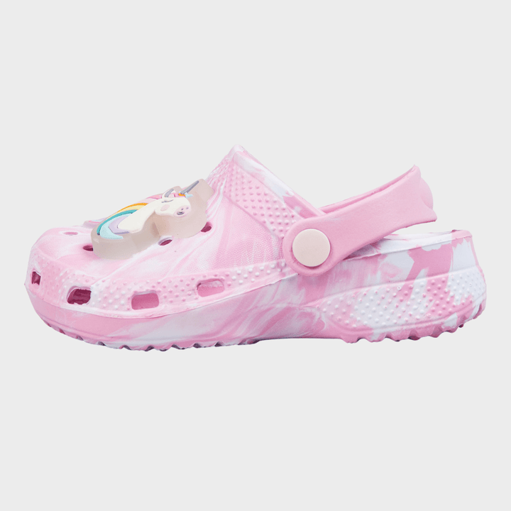 Light Pink Unicorn Badge Clog (Flashing) from You Know Who's