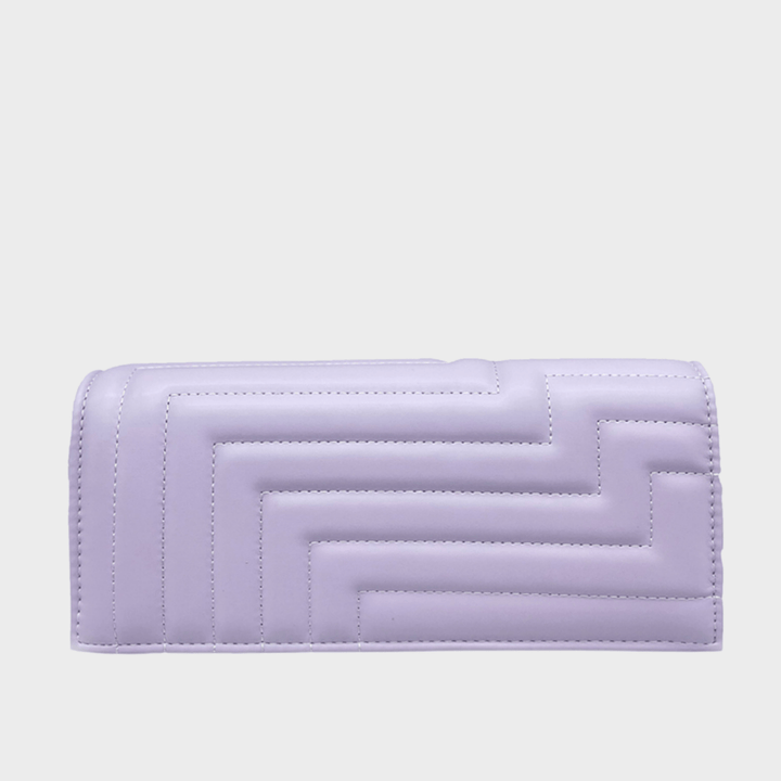 Lilac Long Shell Quilted Bag from You Know Who's