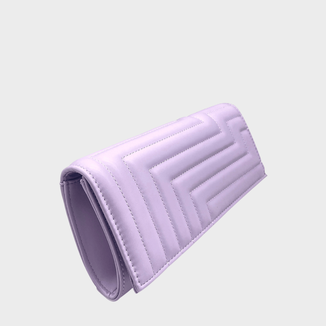 Lilac Long Shell Quilted Bag from You Know Who's