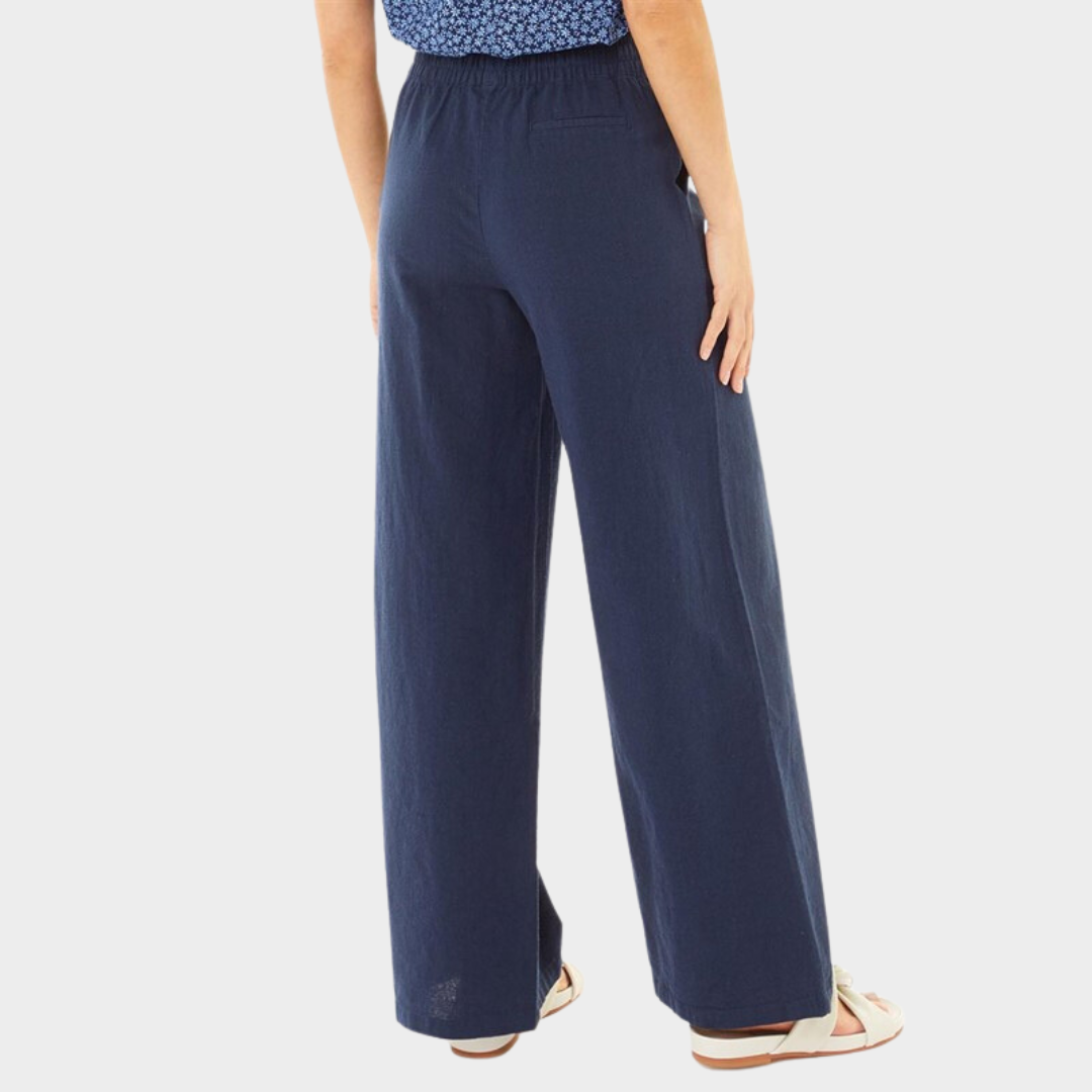 Ladies Wide Leg Linen Trousers from You Know Who's. Shop with us for more Ladies Wide Leg Linen Trousers