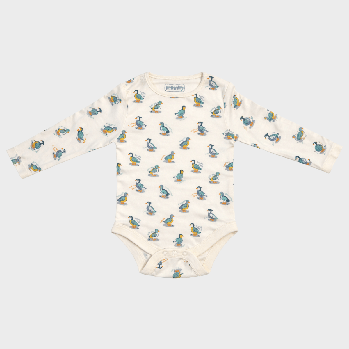 Little Star Jojo Multi Ducks Baby Bodysuit from You Know Who's