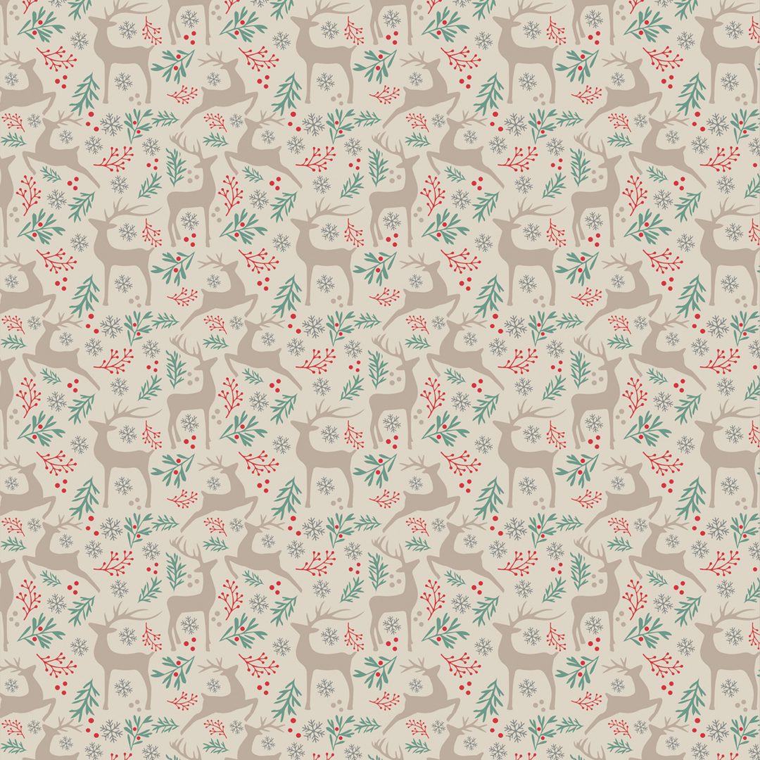 Luxury Printed Reindeer Flannel Throw 120X150CM from You Know Who's