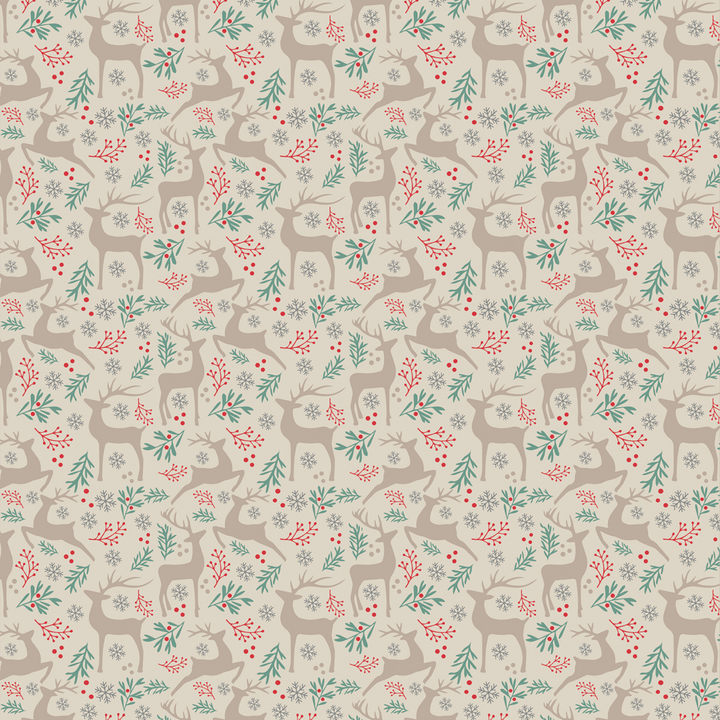 Luxury Printed Reindeer Flannel Throw 120X150CM from You Know Who's