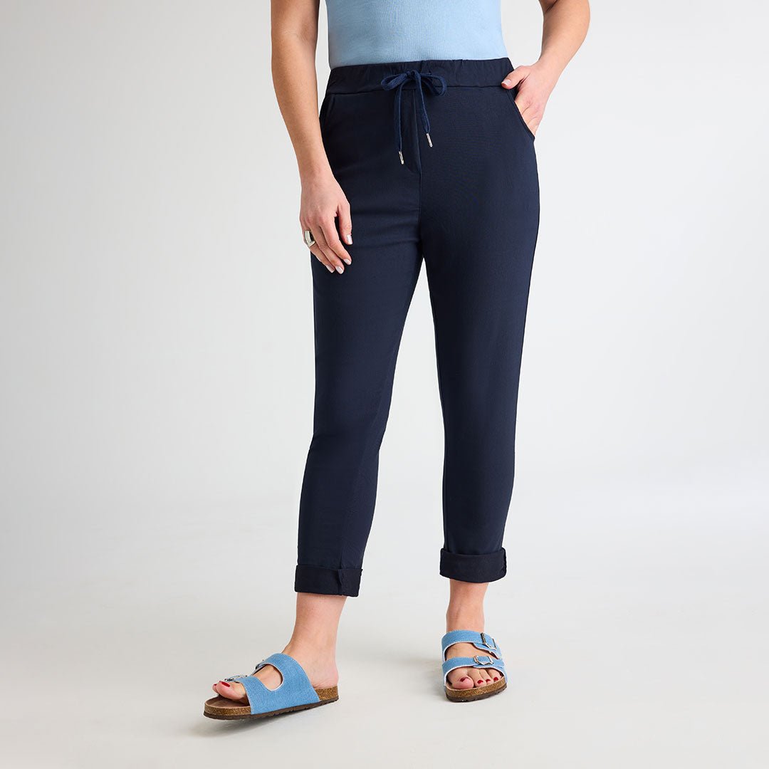 Ladies Elastic Waist Trousers | elastic waist trousers – You Know Who's