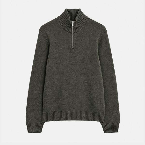 Mens 1/4 Zip Lambswool Jumper from You Know Who's