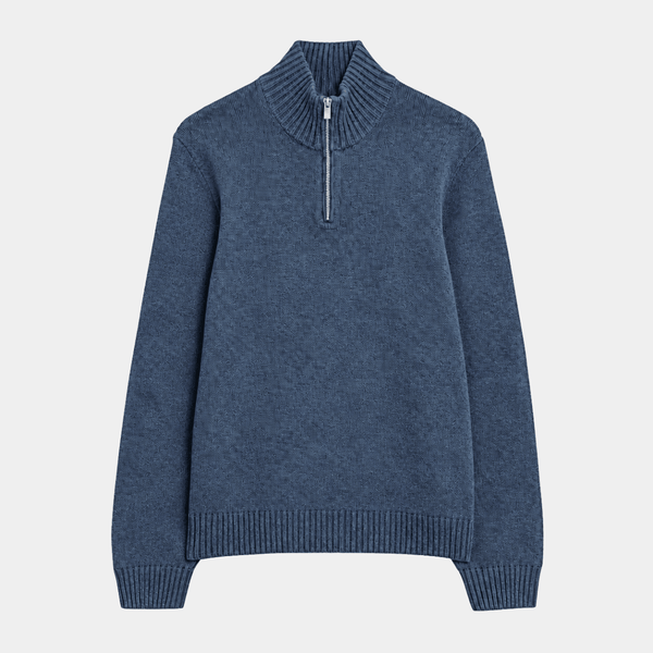 Mens 1/4 Zip Lambswool Jumper from You Know Who's