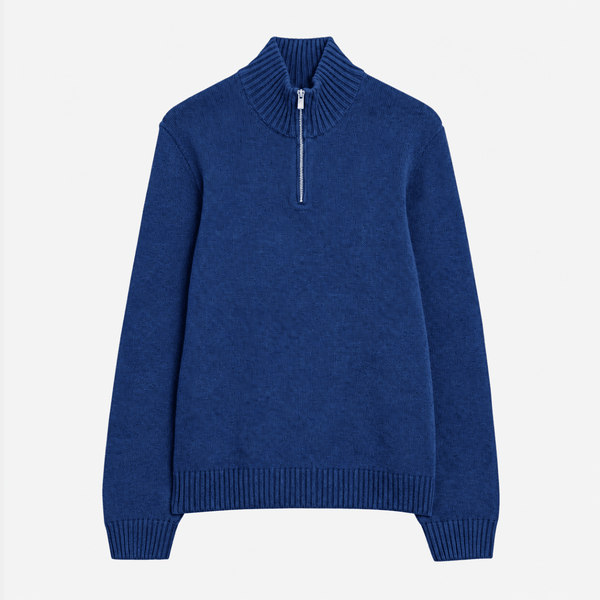 Mens 1/4 Zip Lambswool Jumper from You Know Who's