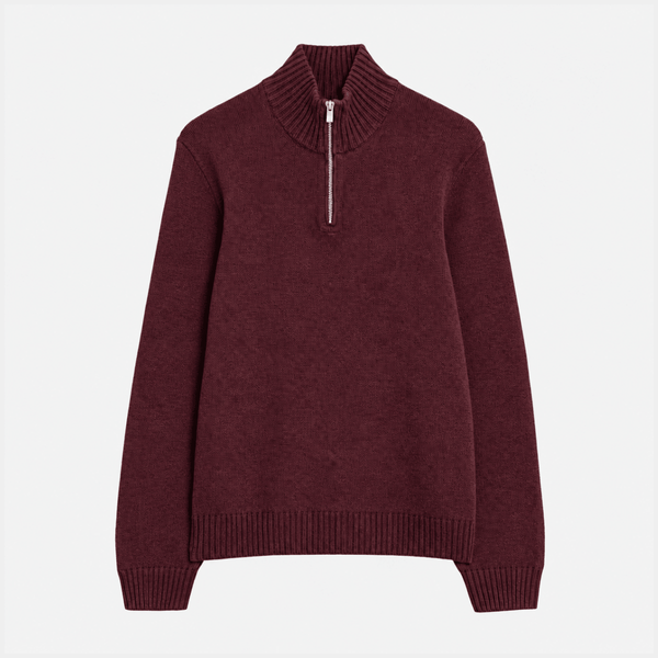 Mens 1/4 Zip Lambswool Jumper from You Know Who's