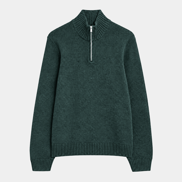Mens 1/4 Zip Lambswool Jumper from You Know Who's