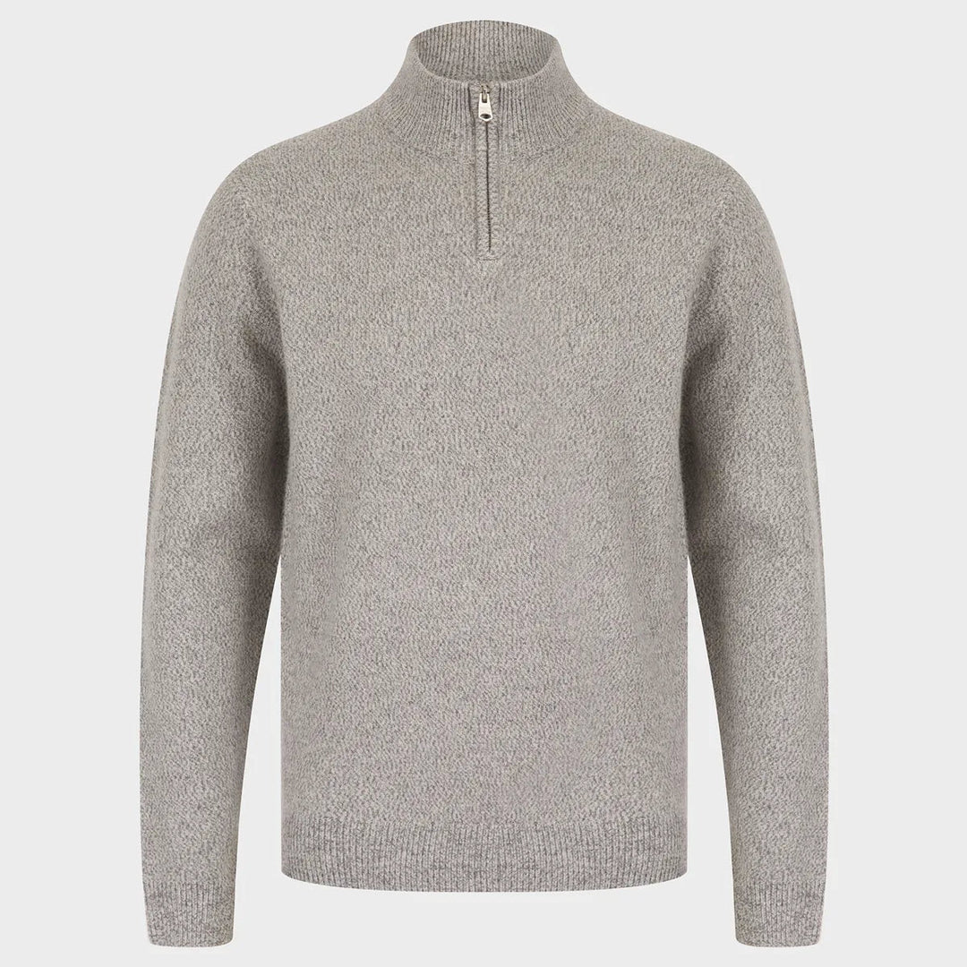 Mens 1/4 Zip Marled Jumper (Copy) from You Know Who's