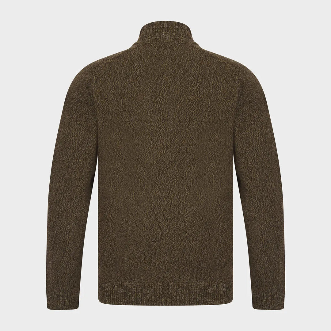 Mens 1/4 Zip Marled Jumper from You Know Who's