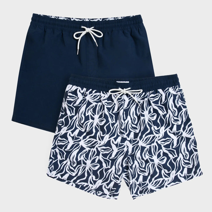 Mens 2pk Floral Swimshorts from You Know Who's