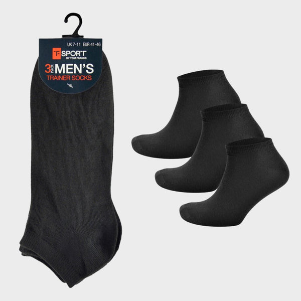 Men`s 3pck Trainer Socks from You Know Who's