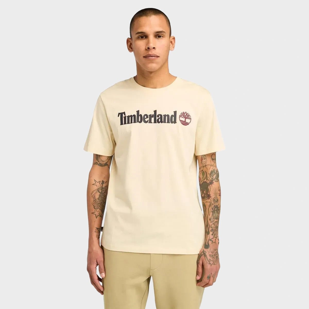 Mens Beige Timberland T-Shirt from You Know Who's