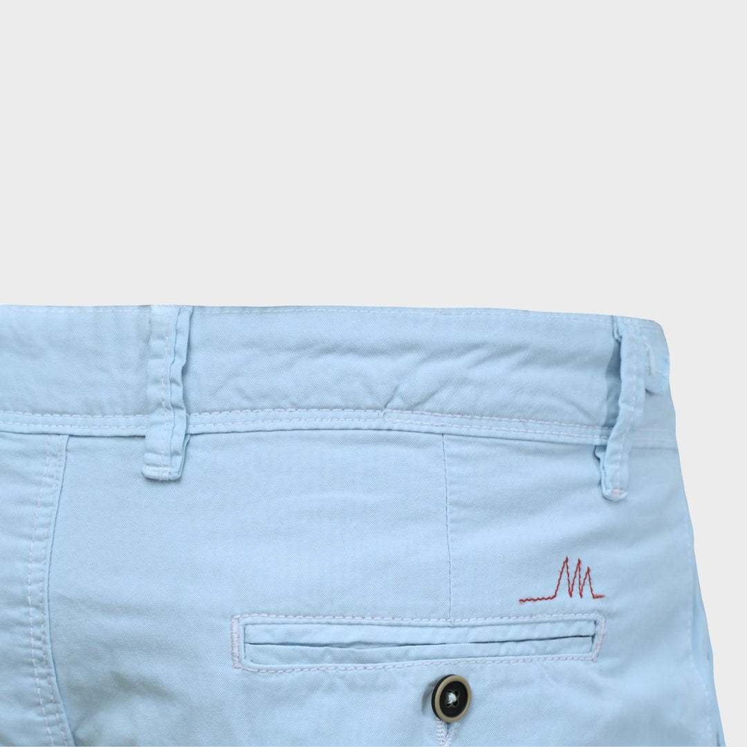 Men`s Bianca Light Blue Chino Shorts from You Know Who's