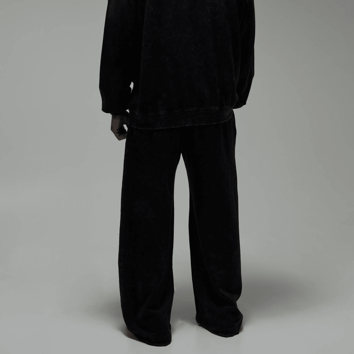 Men's Black Acid Wash 'One More Rep' Joggers from You Know Who's