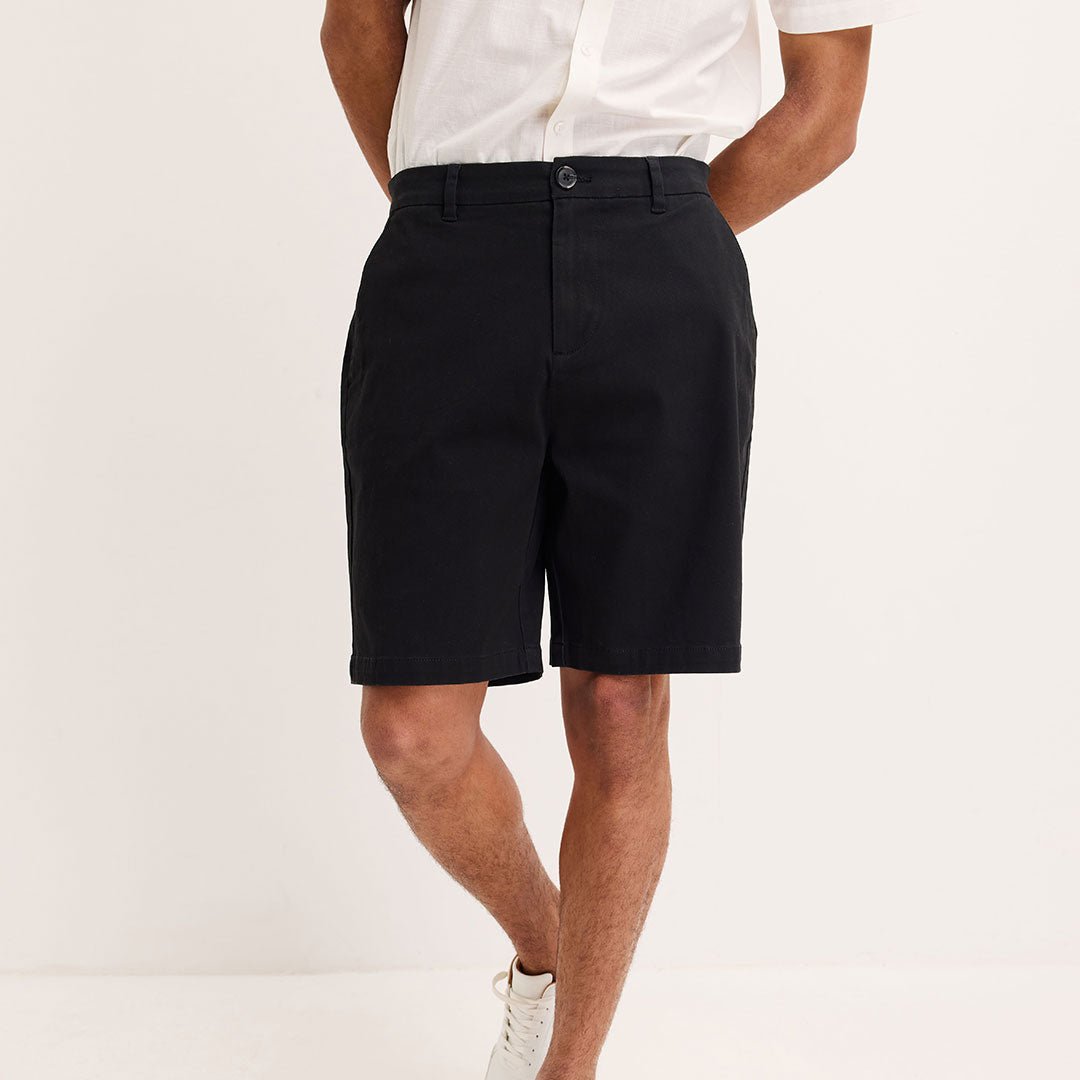 Mens Black Chino Shorts from You Know Who's