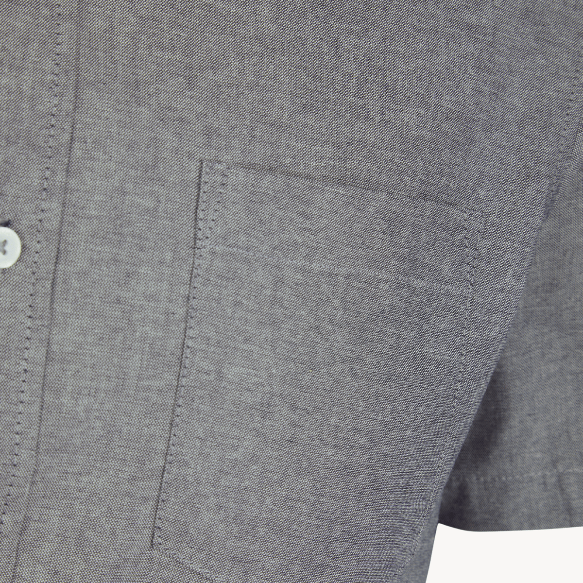 Mens Black Cotton Chambray Shirt from You Know Who's