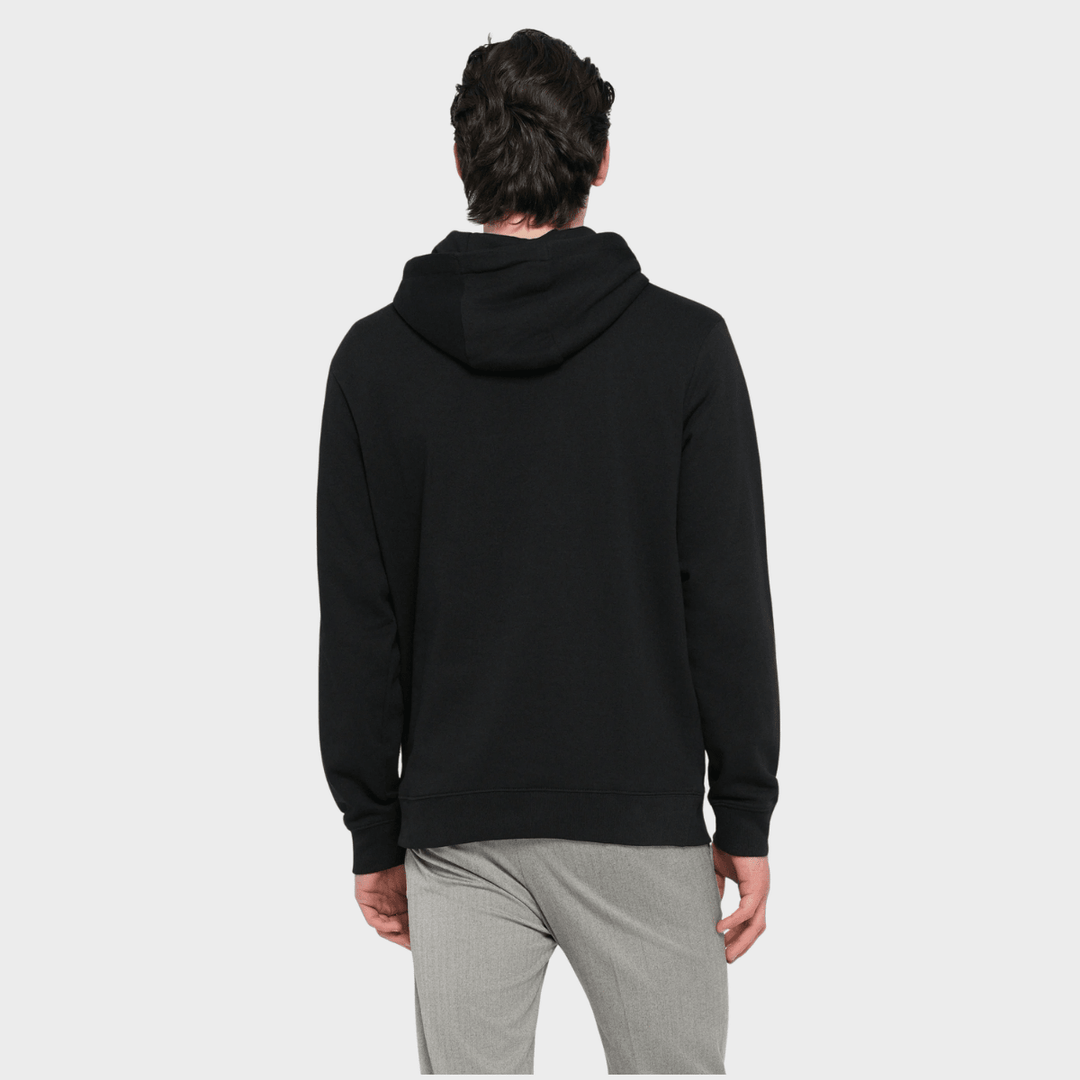 Mens Black Lyle & Scott Text Hoodie from You Know Who's