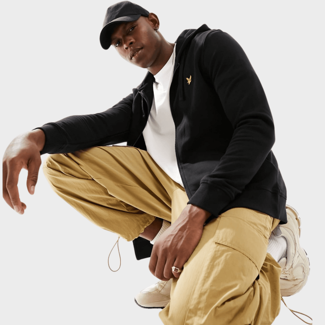 Mens Black Lyle & Scott Zipper from You Know Who's