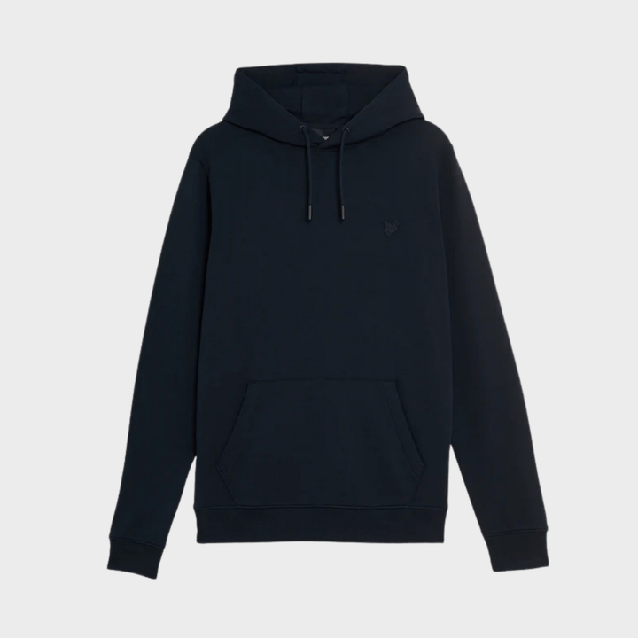 Mens Black Metal Logo Lyle & Scott Hoodie from You Know Who's