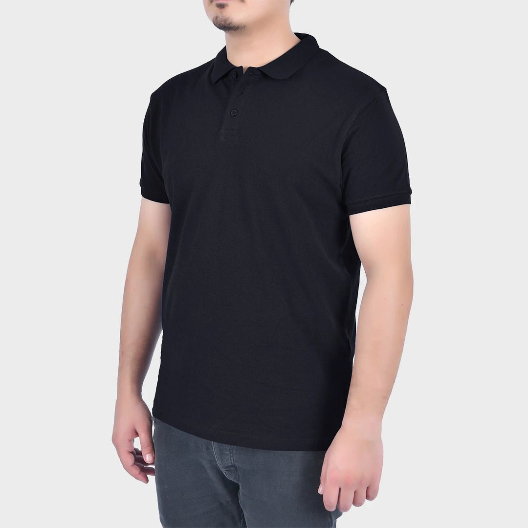 Mens Black Polo Shirt from You Know Who's