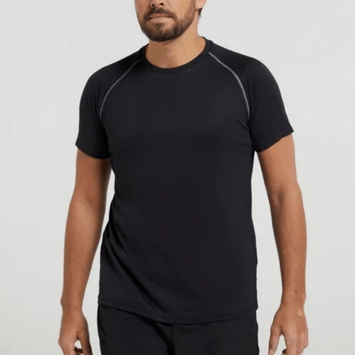 Mens Black Quick Drying T-Shirt from You Know Who's