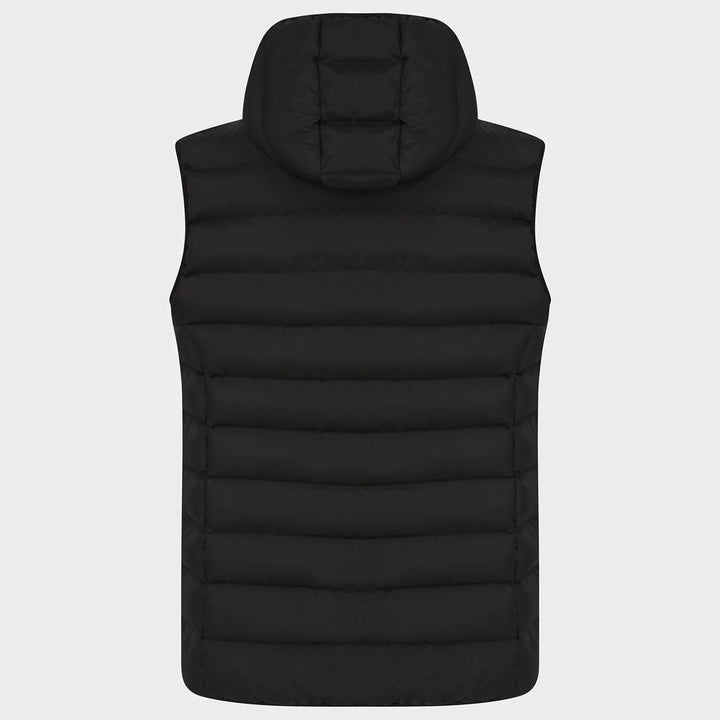 Mens Black Quilted Gilet from You Know Who's