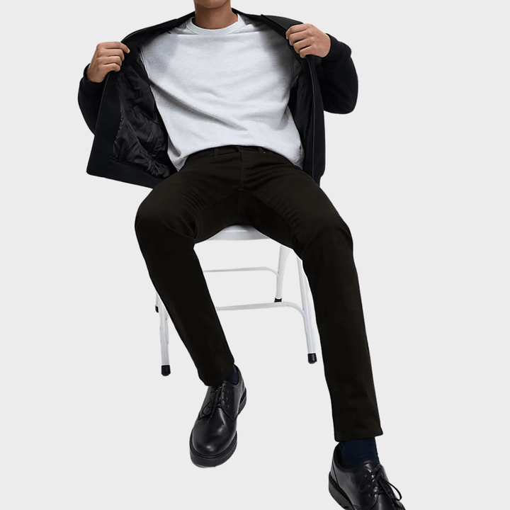 Mens Black Slim Fit Jeans from You Know Who's