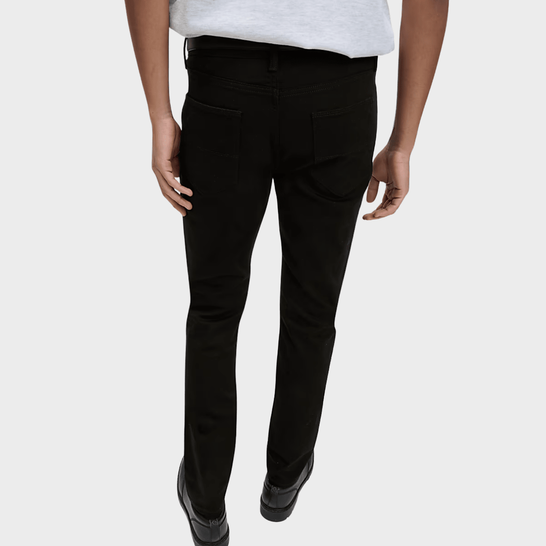 Mens Black Slim Fit Jeans from You Know Who's