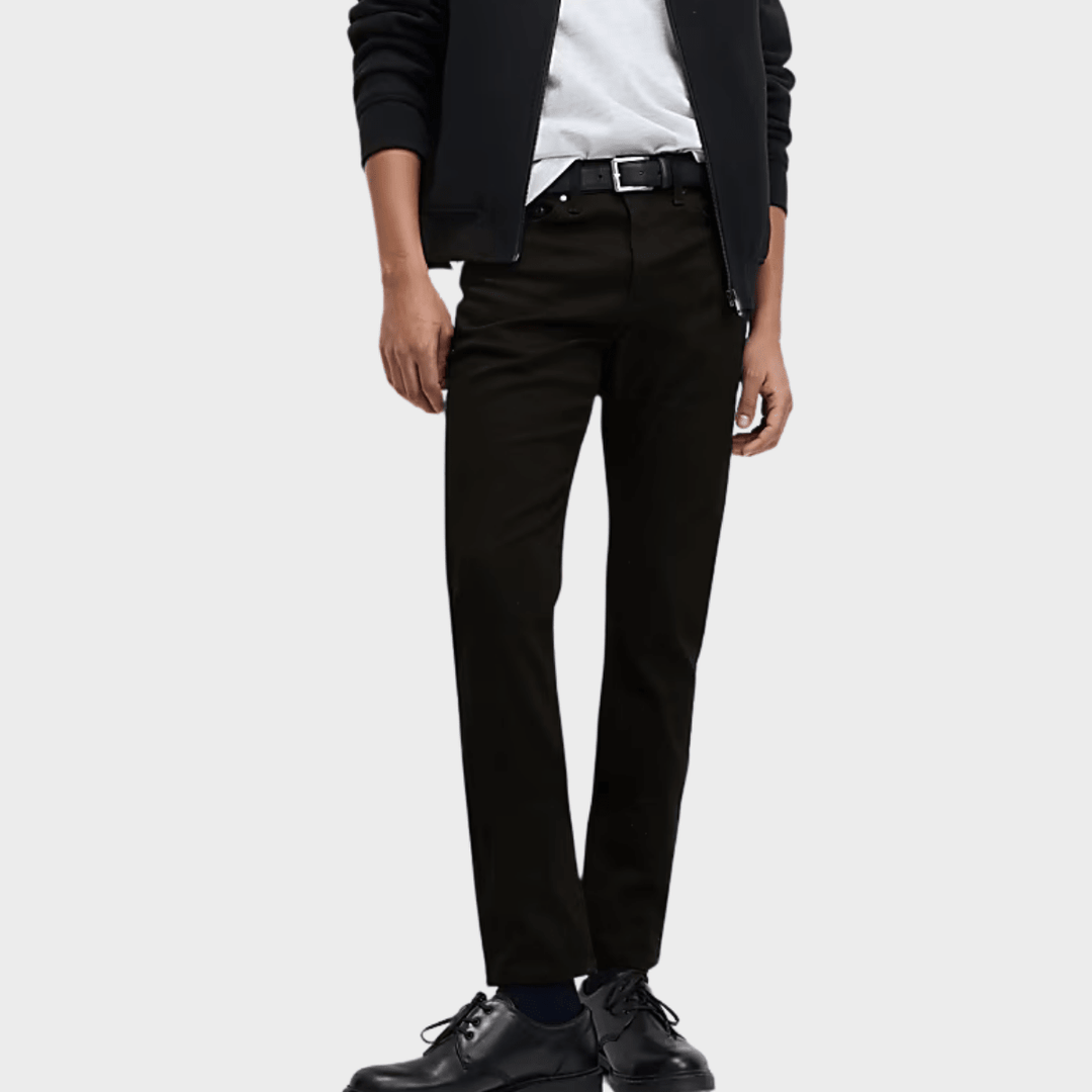 Mens Black Slim Fit Jeans from You Know Who's