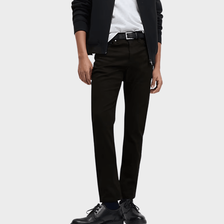 Mens Black Slim Fit Jeans from You Know Who's