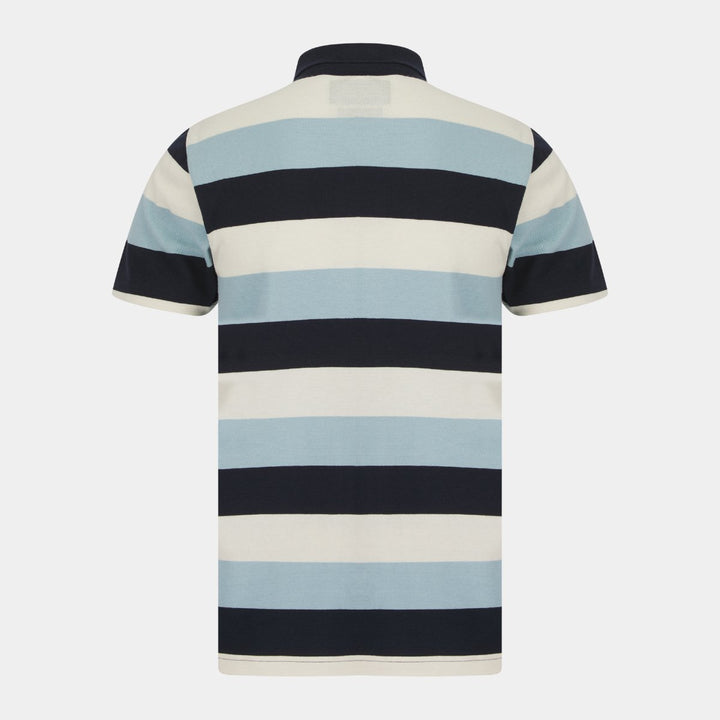 Men`s Block Stripe Polo from You Know Who's