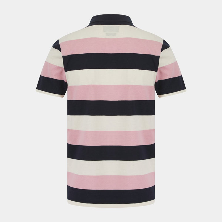 Men`s Block Stripe Polo from You Know Who's