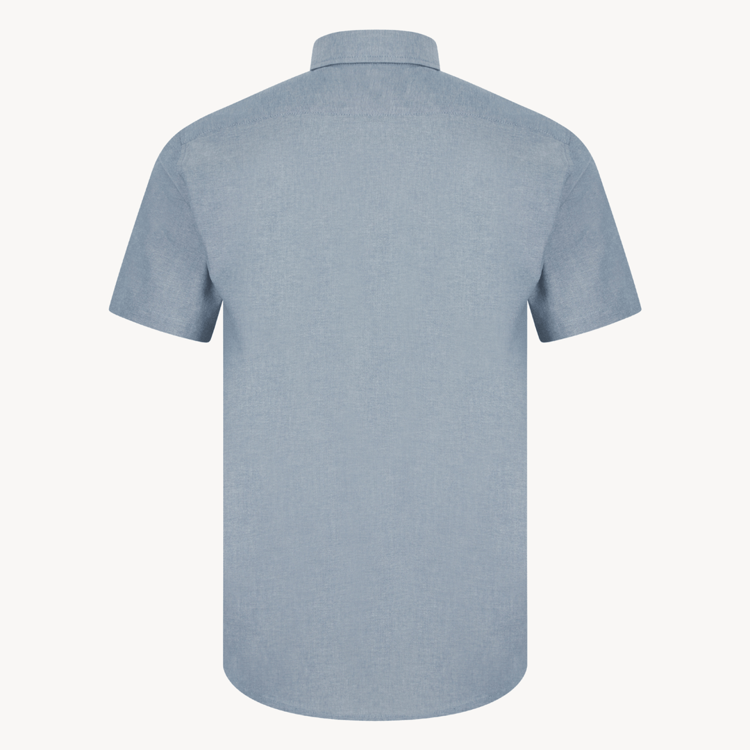 Mens Blue Cotton Chambray Shirt from You Know Who's