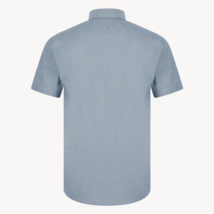 Mens Blue Cotton Chambray Shirt from You Know Who's