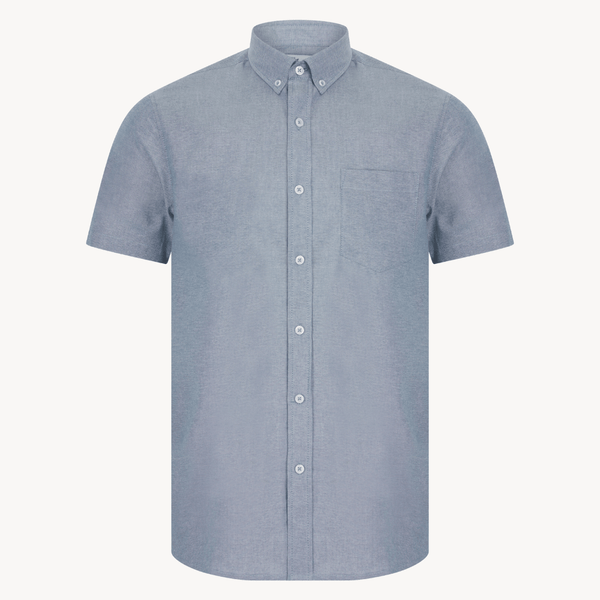 Mens Blue Cotton Chambray Shirt from You Know Who's