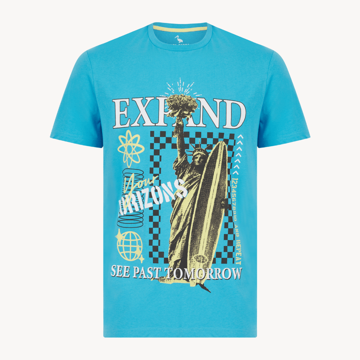 Mens Blue Expand NYC T-Shirt from You Know Who's