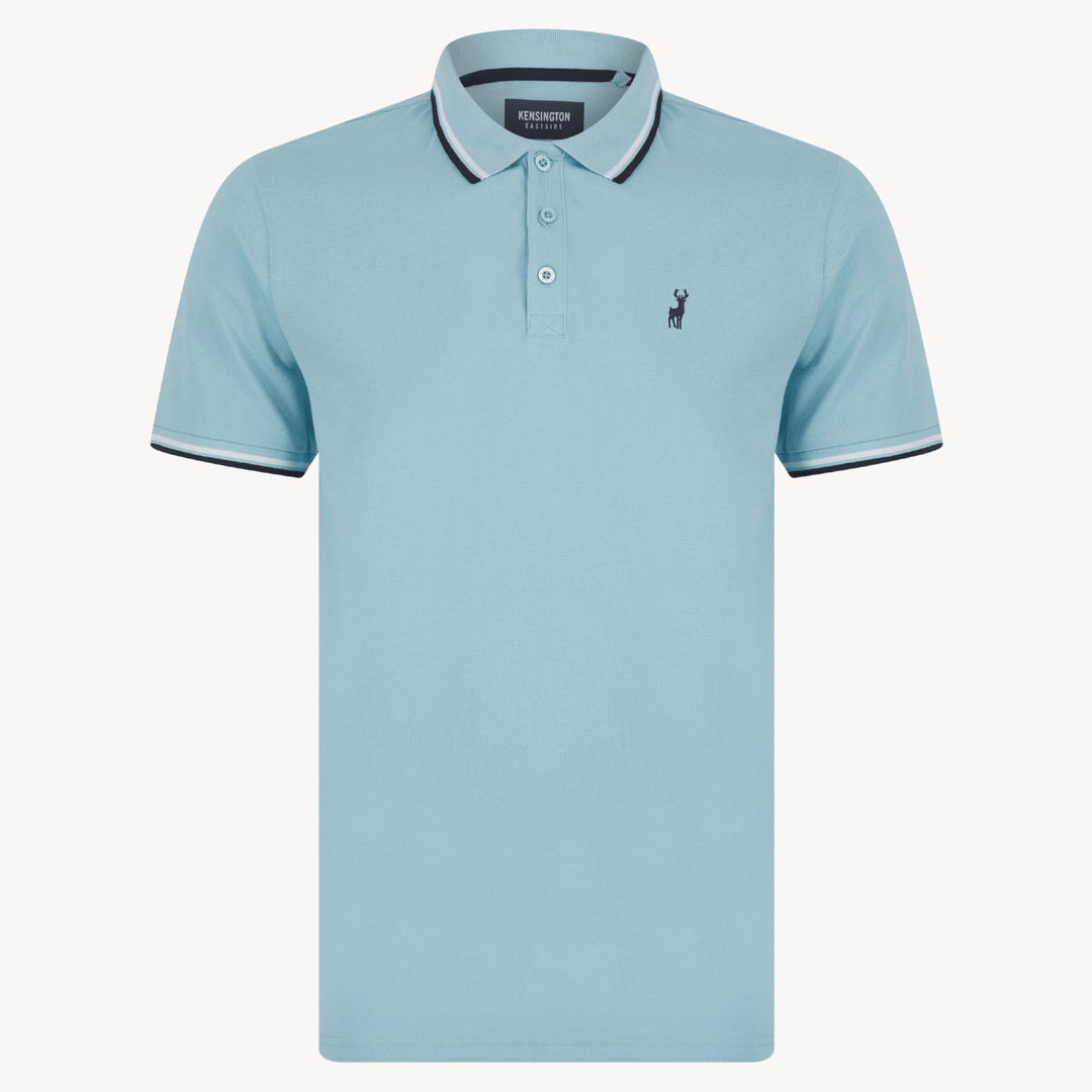 Men's Blue Pique Polo from You Know Who's