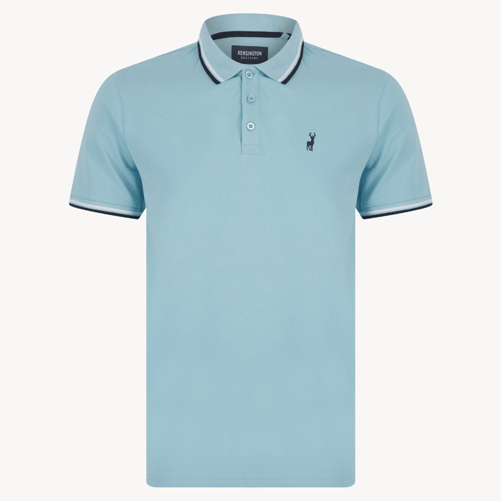 Men's Blue Pique Polo from You Know Who's