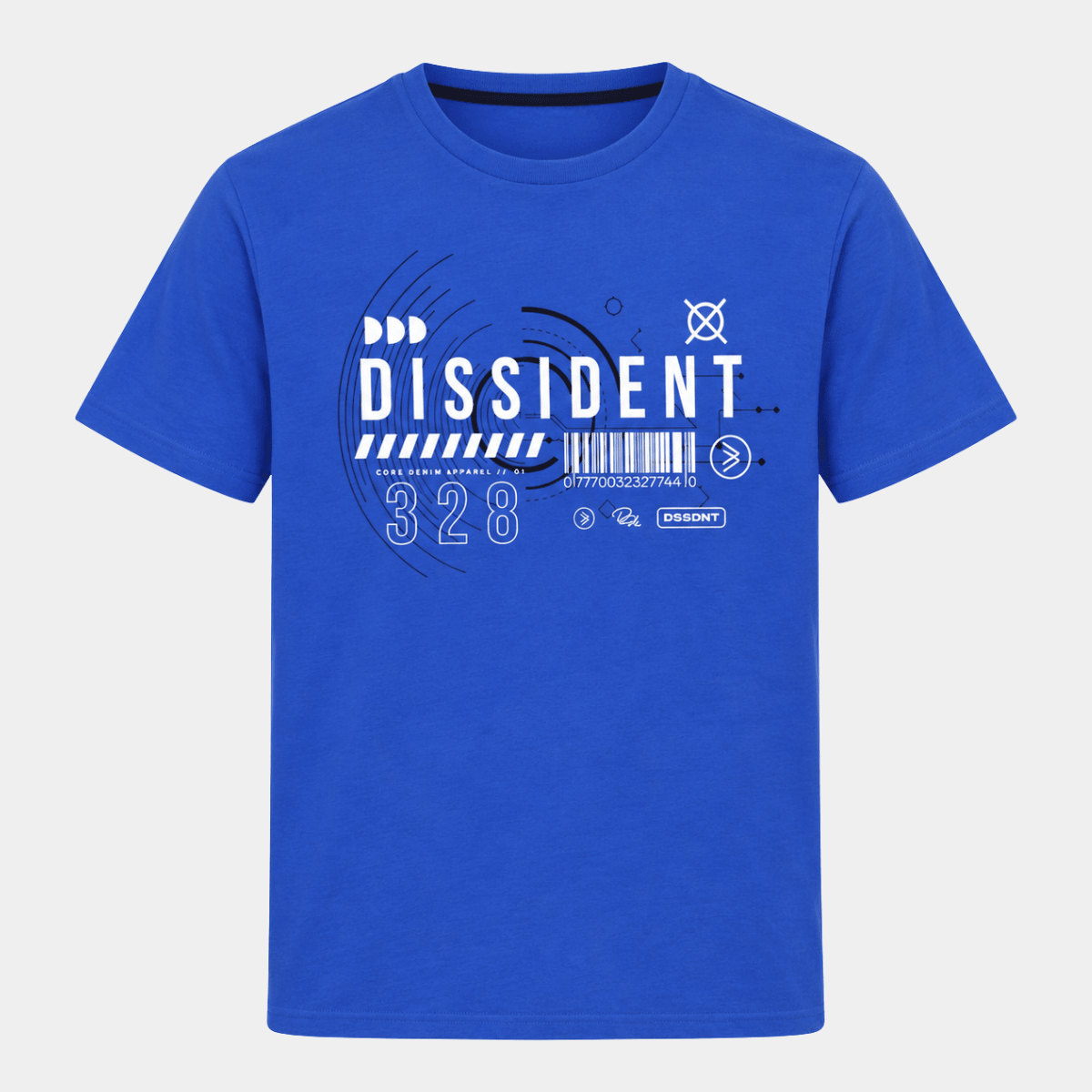 Mens Blue Printed T-shirt from You Know Who's