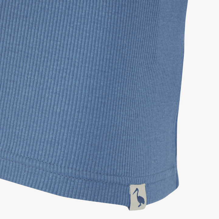 Mens Blue Ribbed Vest from You Know Who's