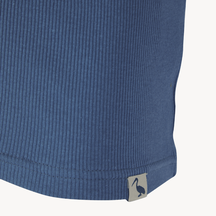 Mens Blue Ribbed Vest from You Know Who's